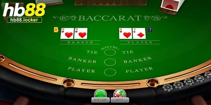 Siêu phẩm game bài Baccarat có mặt tại sảnh live casino HB88