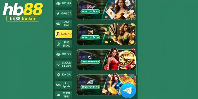 3 đối tác phát hành game liên kết tại sảnh live casino