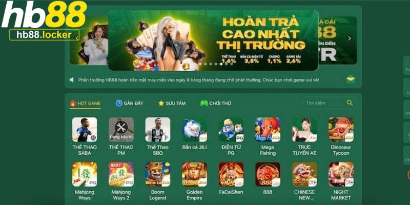 Website HB88 thiết kế chỉn chu